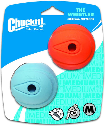 Chuckit! Whistle Ball Medium 2-Pk