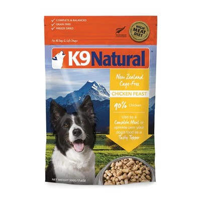 K9 Natural New Zealand Cage-Free Chicken Feast Freeze-Dried Dog Food