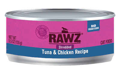 Rawz Shredded Tuna & Chicken Cat Food Recipe