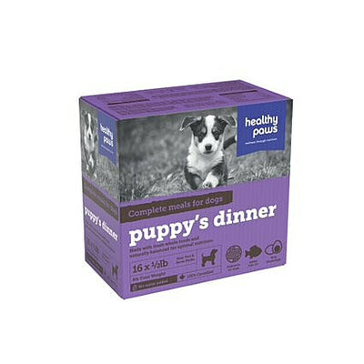 Healthy Paws Complete Dinner for Puppies Raw Dog Food
