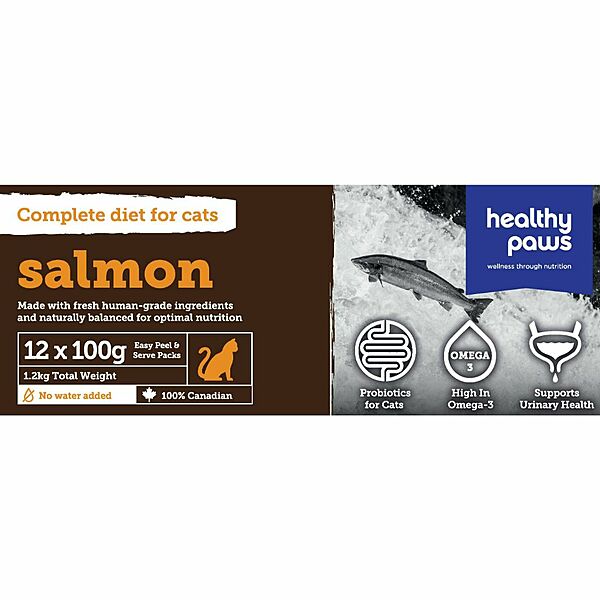 Healthy Paws Complete Salmon Dinner Raw Cat Food