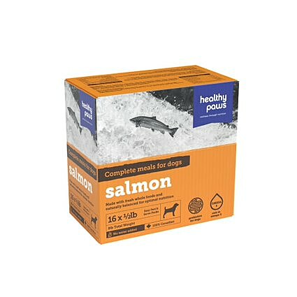 Healthy Paws Complete Salmon Dinner Raw Dog Food