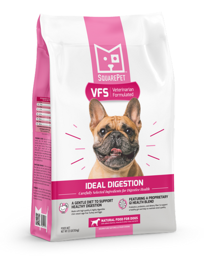 SquarePet VFS® Ideal Digestion Formula Natural Food for Dogs