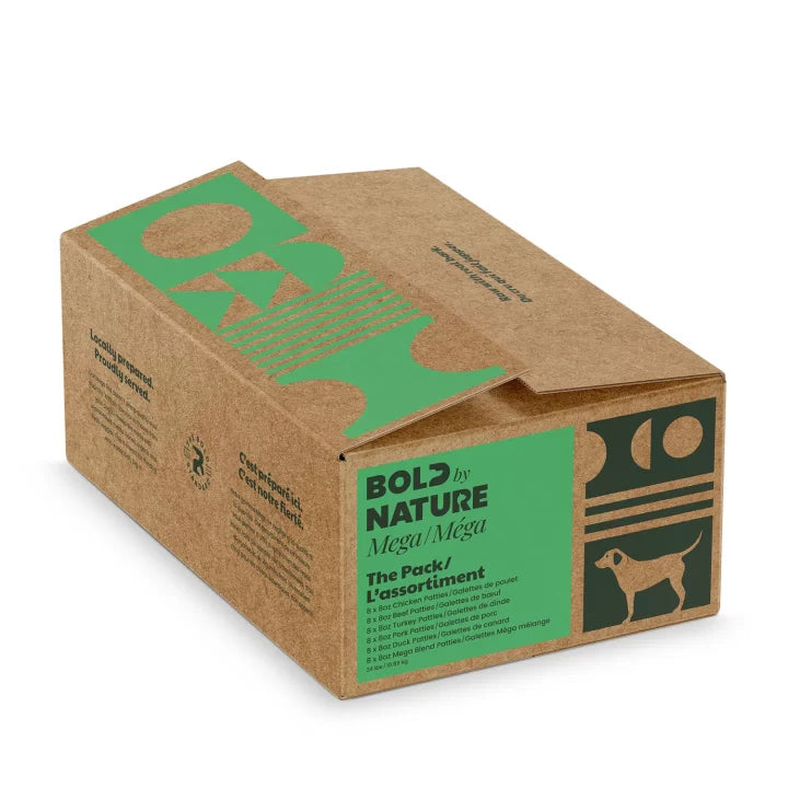Bold by Nature Raw The Pack: Mega Variety for Dogs