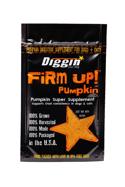Diggin' Your Dog Firm Up! Pumpkin Super Supplement for Dogs & Cats