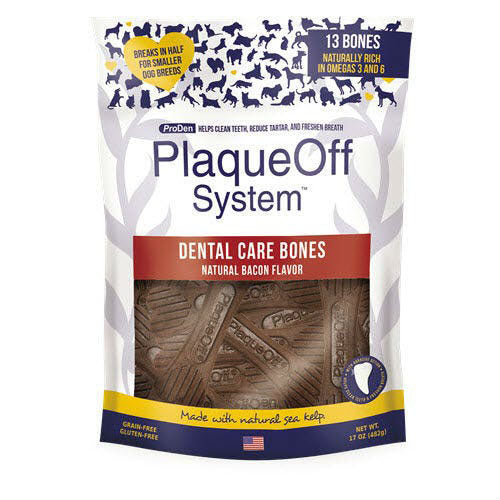 ProDen PlaqueOff® Dental Bones Bacon for Dogs
