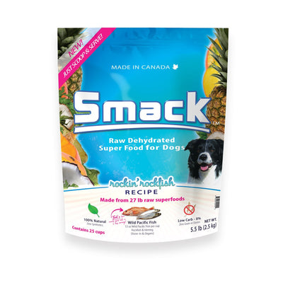 Smack Raw Dehydrated Rockin' Rockfish Recipe for Dogs