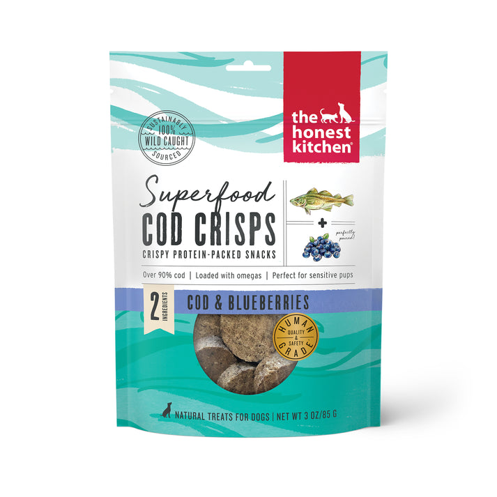 HK Treat Superfood Cod Crisps  w/Blueberries