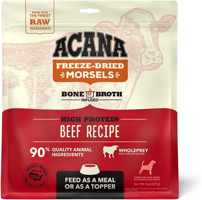 ACANA® Freeze-Dried Ranch-Raised Beef Morsels for Dogs
