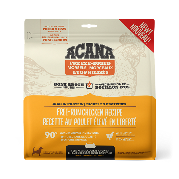 ACANA® Freeze-Dried Free-Run Chicken Morsels for Dogs