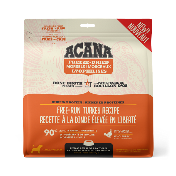 ACANA® Freeze-Dried Free-Run Turkey Morsels for Dogs