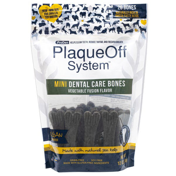 ProDen PlaqueOff® Mini Dental Bones Vegetable Fusion for Dogs