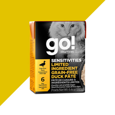 Go! SENSITIVITIES Limited Ingredient Grain Free Duck Pâté for Cats