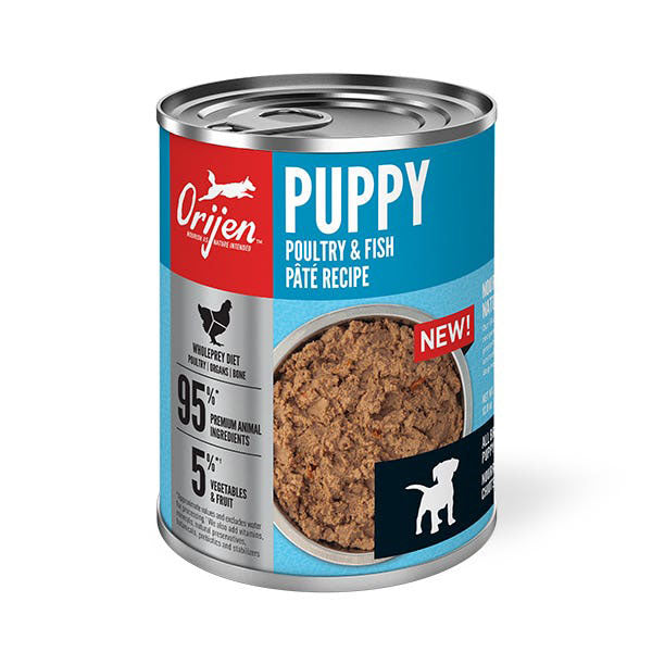 Orijen Tin Dog Puppy Poultry & Fish Pate Recipe