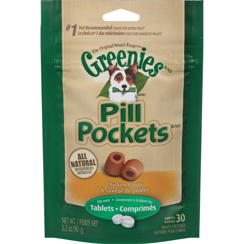 GREENIES™ PILL POCKETS™ Treats for Dogs Chicken Flavor Tablet