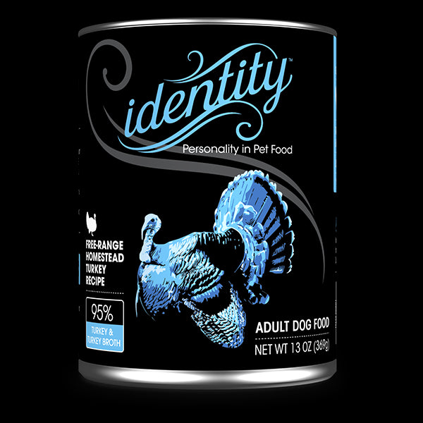 Identity 95 Free Range Heritage Turkey Turkey Broth Pate Wet Dog Fo Healthy Spot Pet Nutrition Supply