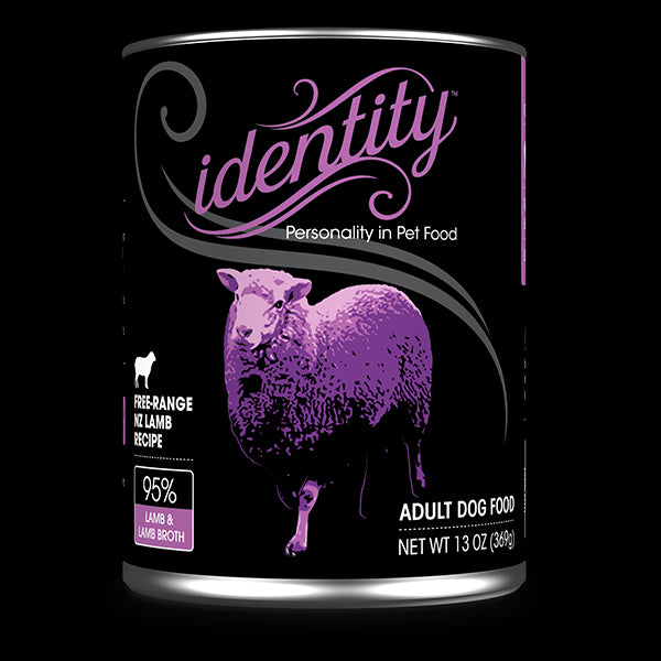 Identity 95% Free-Range NZ Lamb & Lamb Broth Pâté Wet Dog Food