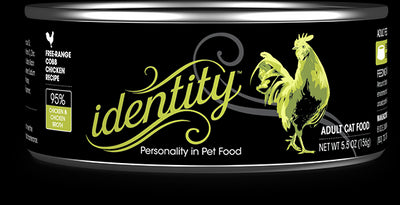 Identity 95% Free-Range Cobb Chicken & Chicken Broth Pâté Wet Cat Food