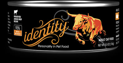 Indentity 95% Free-Range Angus Beef & Beef Broth Pâté Wet Cat Food