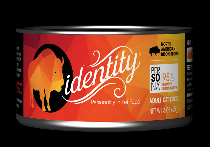 Identity Persona 95% North American Bison & Bison Broth Pâté Wet Cat Food