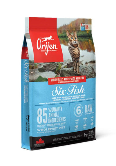 Orijen Six Fish Grain Free Biologically Appropriate Cat Food
