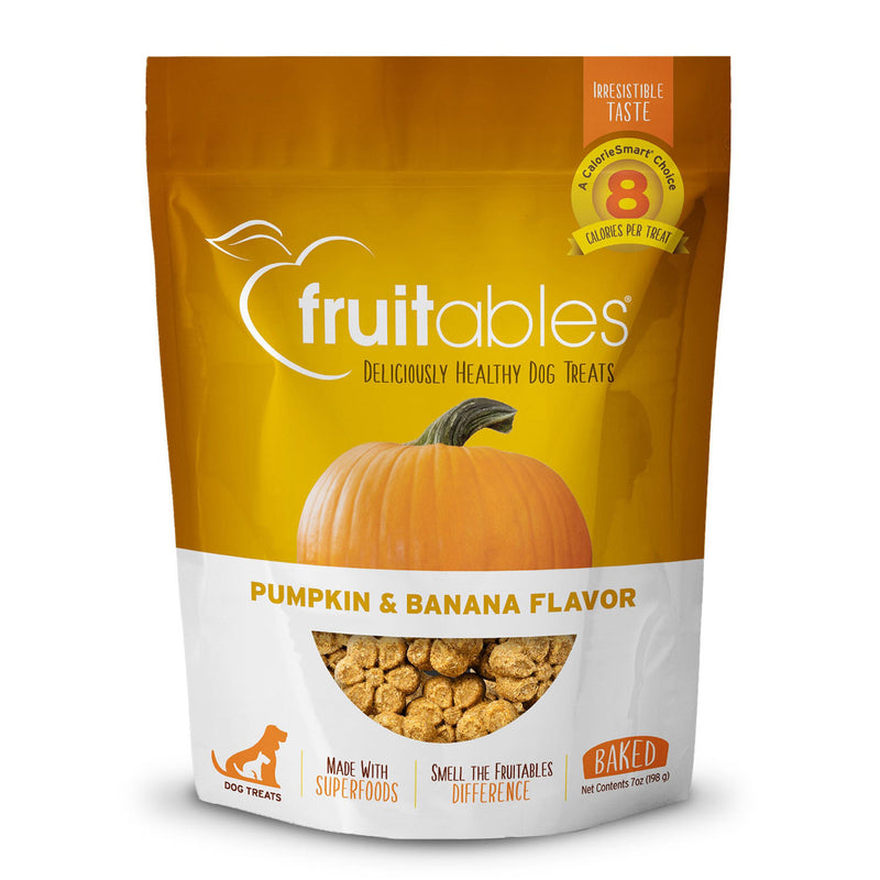 Fruitables Pumpkin & Banana Flavor Baked Dog Treats