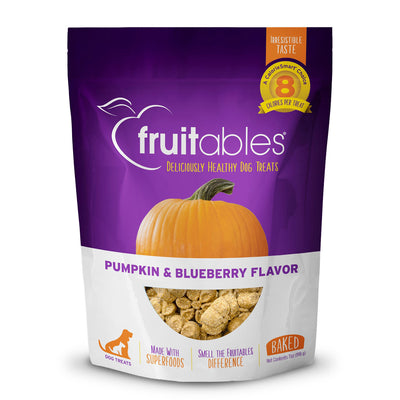 Fruitables Pumpkin & Blueberry Flavor Baked Dog Treats