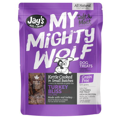 Jay's My Mighty Wolf Soft & Moist Turkey Bliss Recipe Dog Treats