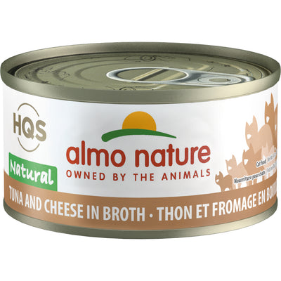 Almo Nature HQS Natural Tuna & Cheese in Broth for Cats