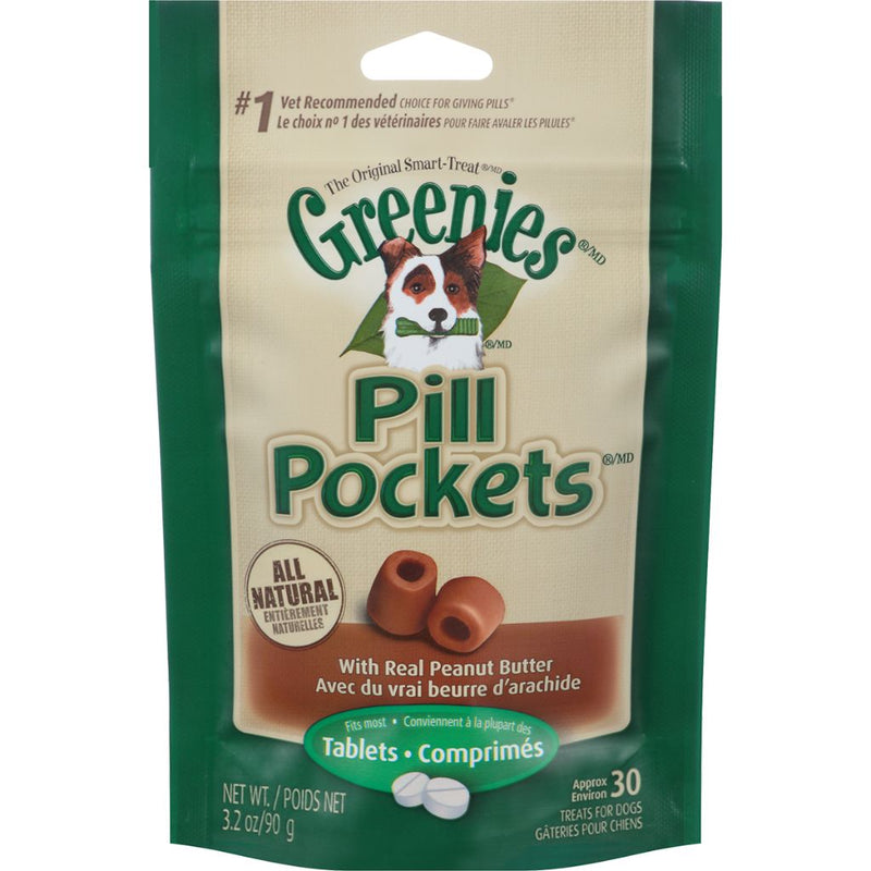 GREENIES™ PILL POCKETS™ Treats for Dogs Peanut Butter Flavor Tablet