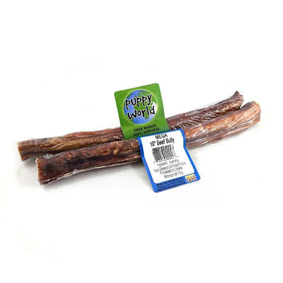 Puppy World MEGA Beef Bully Stick Chew for Dogs