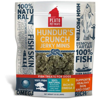 Plato Hundur's Crunch Jerky Minis Fish Dog Treats