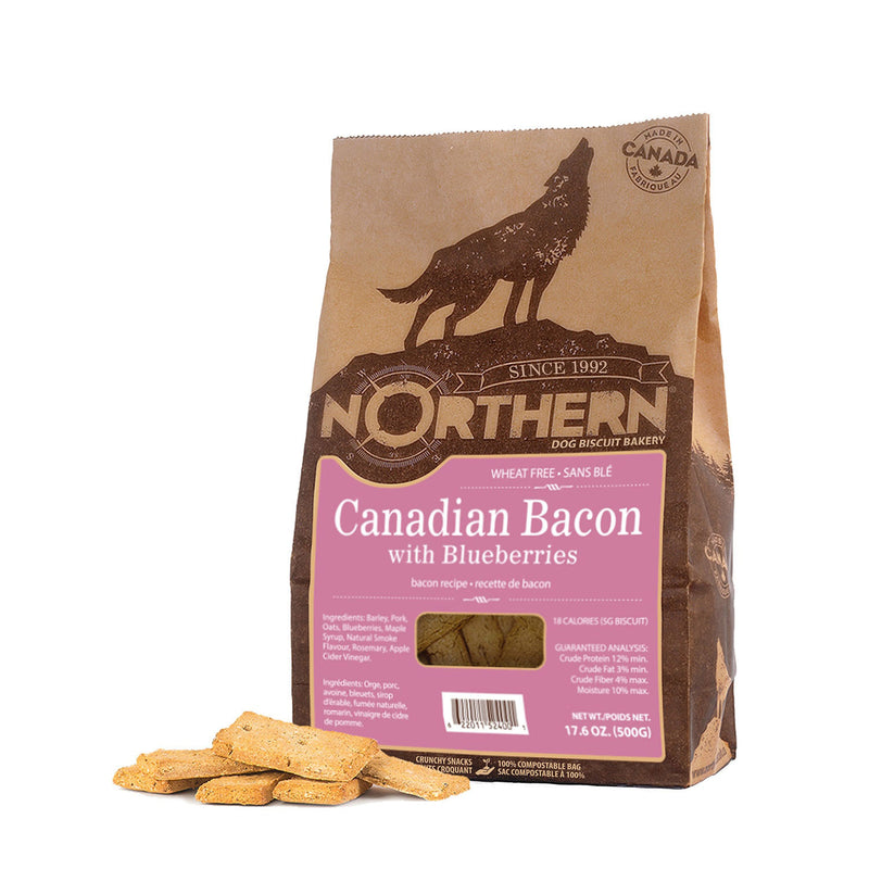 Northern Biscuit Canadian Bacon with Blueberries Recipe Dog Treats