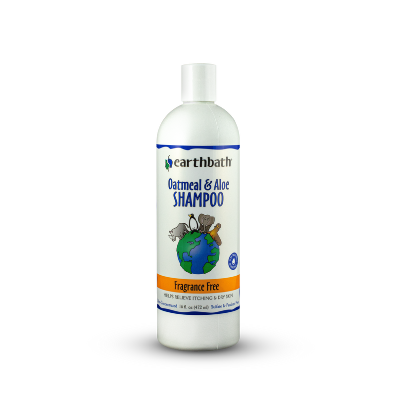 Earthbath Oatmeal & Aloe Shampoo Fragrance Free 16oz – Healthy Spot Pet  Nutrition & Supply