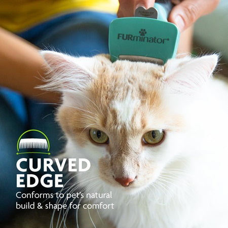 FURminator Short Hair deShed Tool for Cats