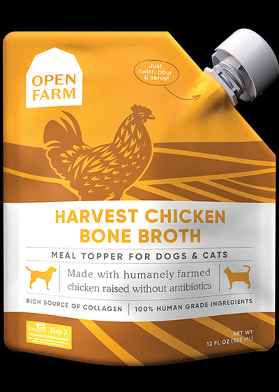 Open Farm Dog/Cat Chicken Bone Broth Topper