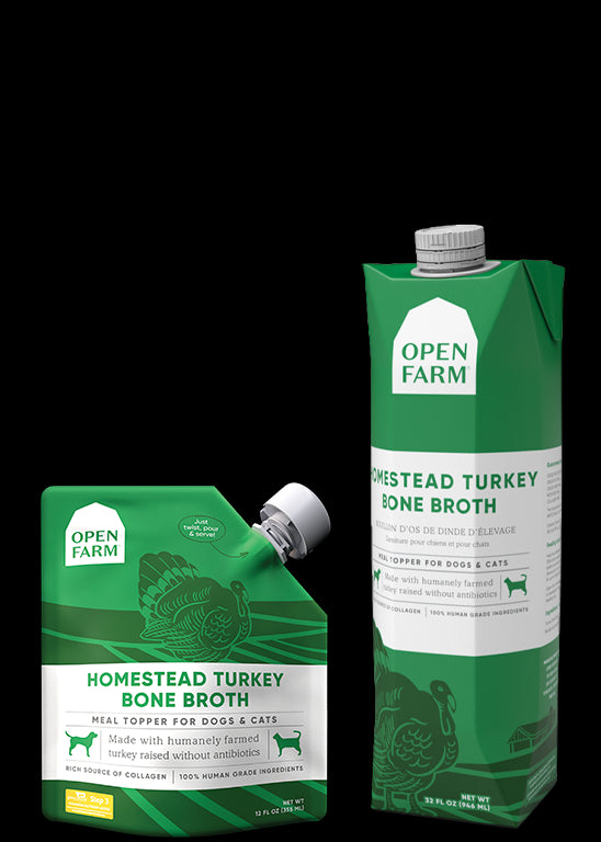 Open Farm Dog/Cat Turkey Bone Broth Topper