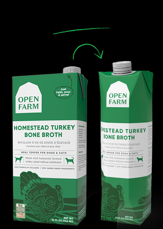 Open Farm Dog/Cat Turkey Bone Broth Topper