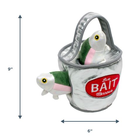 Tall Tails Bait Bucket w/ 2 Minnows