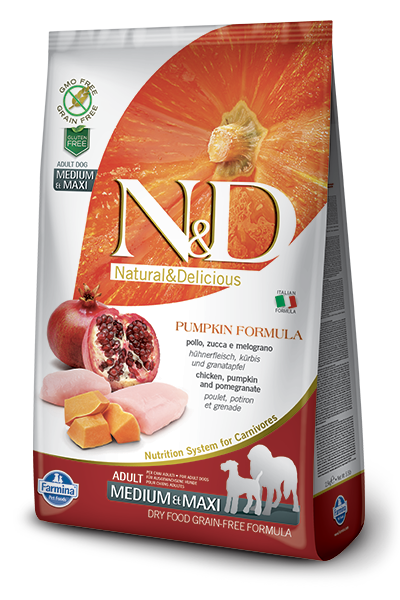 Farmina N&D Pumpkin Grain Free Chicken & Pomegranite Adult Mini Canine