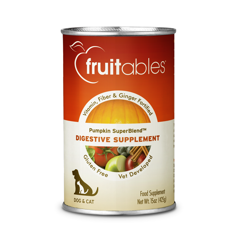 Fruitables Pumpkin Digestive Supplement for Dogs & Cats