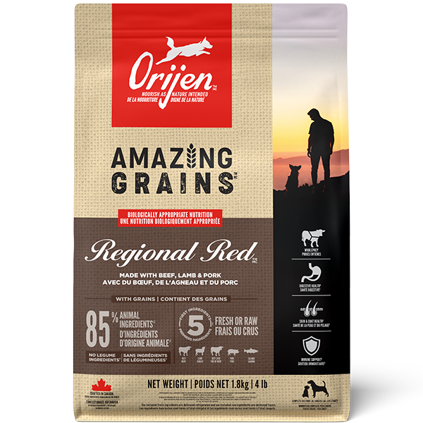 Orijen Dog Amazing Grains Regional Red