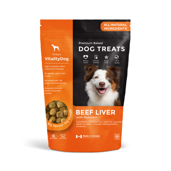 Vitality Liver with Harvest Pumpkin Grain Free Dog Treats