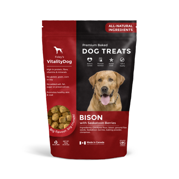 Vitality Bison with Saskatoon Berries Grain Free Dog Treats