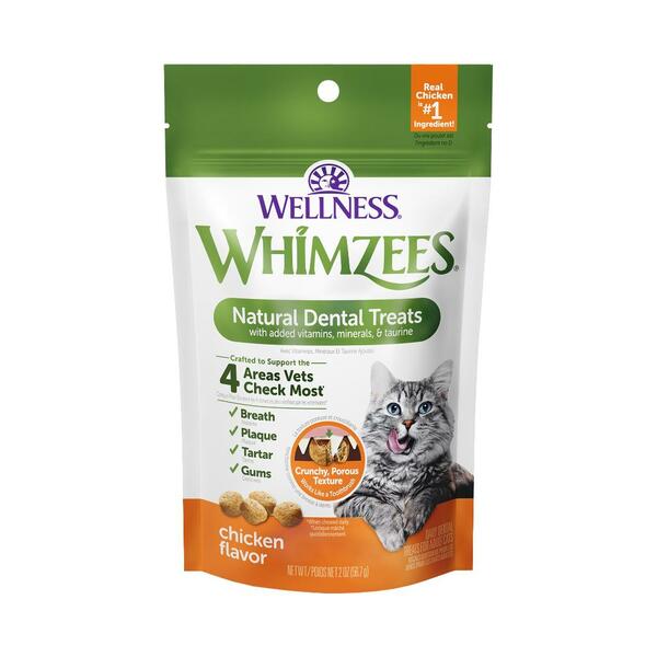 Whimzees Natural Cat Dental Treats Chicken