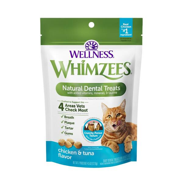 Whimzees Natural Cat Dental Treats Chicken & Tuna