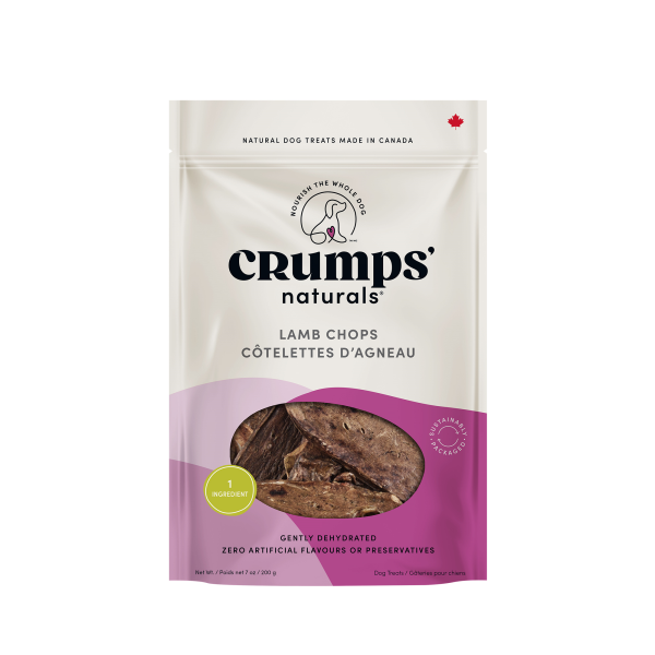 Crumps Lamb Chops Lamb Lung Treats for Dogs