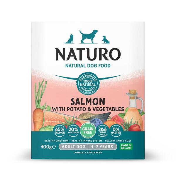 Naturo GF Salmon /w Potato & Vegetable for Dogs