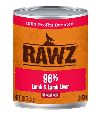 Rawz 96% Lamb & Liver Dog Food