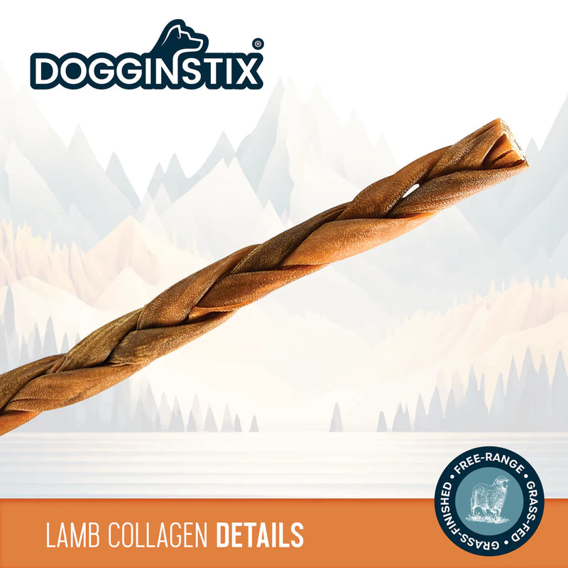 Dogginstix Braided Lamb